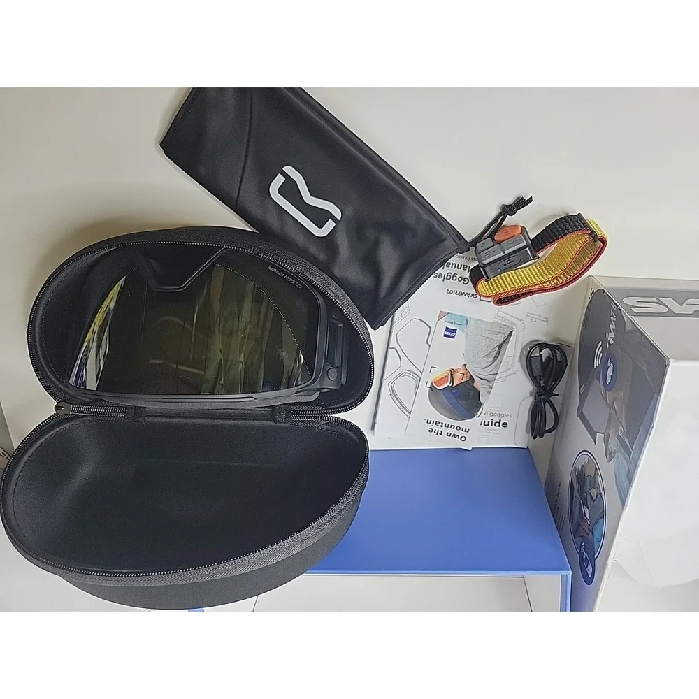 Smart Wireless Intercom Audio Ski Goggles W/ BT, AMOLED Screen, ANC- SKIWARRIOR